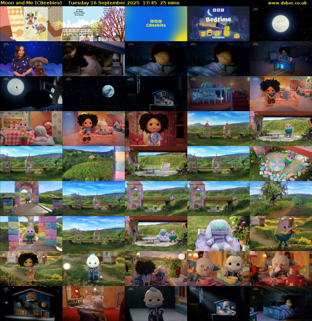 Moon and Me (CBeebies) Tuesday 16 September 2025 17:45 - 18:10