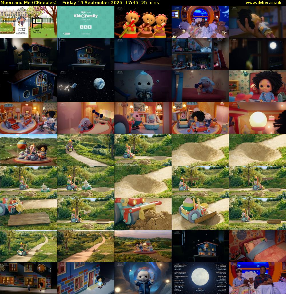 Moon and Me (CBeebies) Friday 19 September 2025 17:45 - 18:10