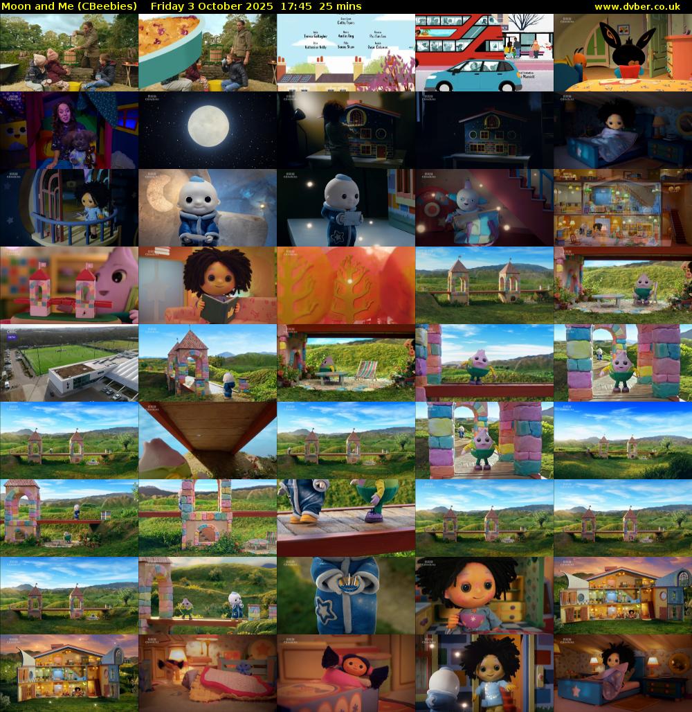 Moon and Me (CBeebies) Friday 3 October 2025 17:45 - 18:10