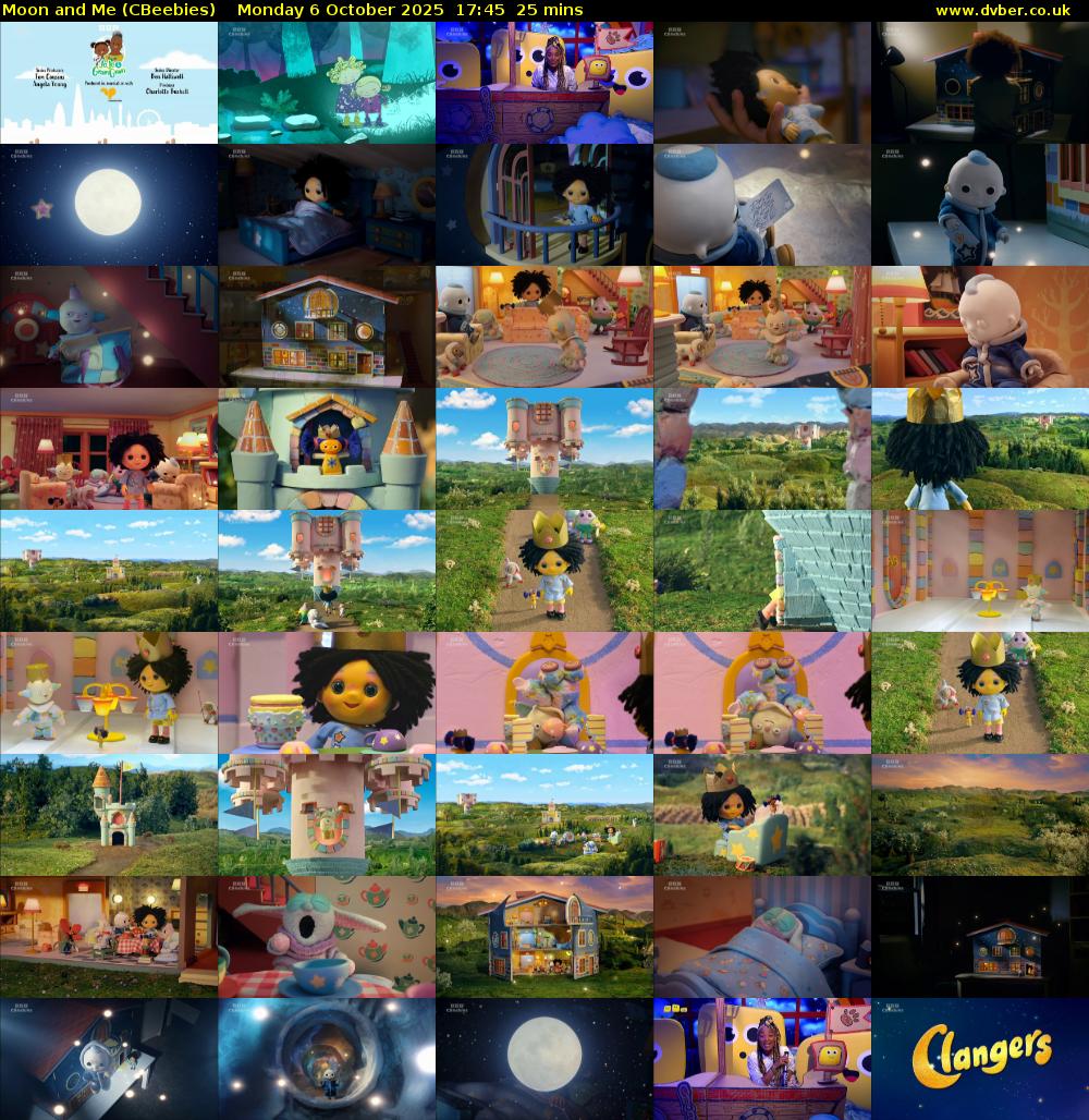 Moon and Me (CBeebies) Monday 6 October 2025 17:45 - 18:10