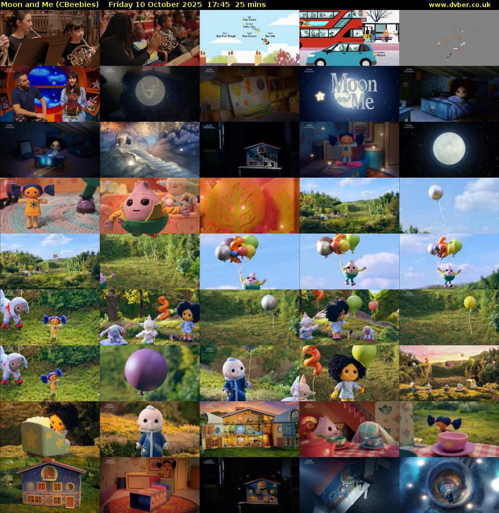 Moon and Me (CBeebies) Friday 10 October 2025 17:45 - 18:10