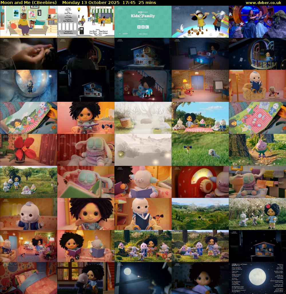 Moon and Me (CBeebies) Monday 13 October 2025 17:45 - 18:10