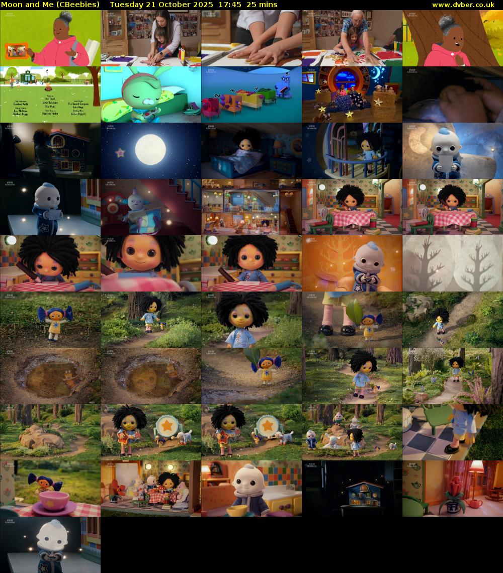 Moon and Me (CBeebies) Tuesday 21 October 2025 17:45 - 18:10
