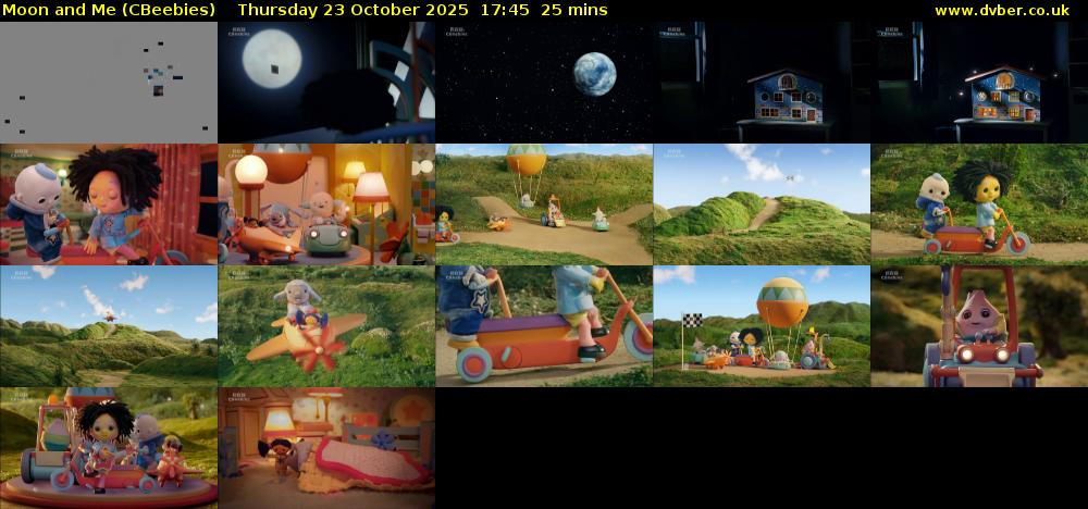 Moon and Me (CBeebies) Thursday 23 October 2025 17:45 - 18:10