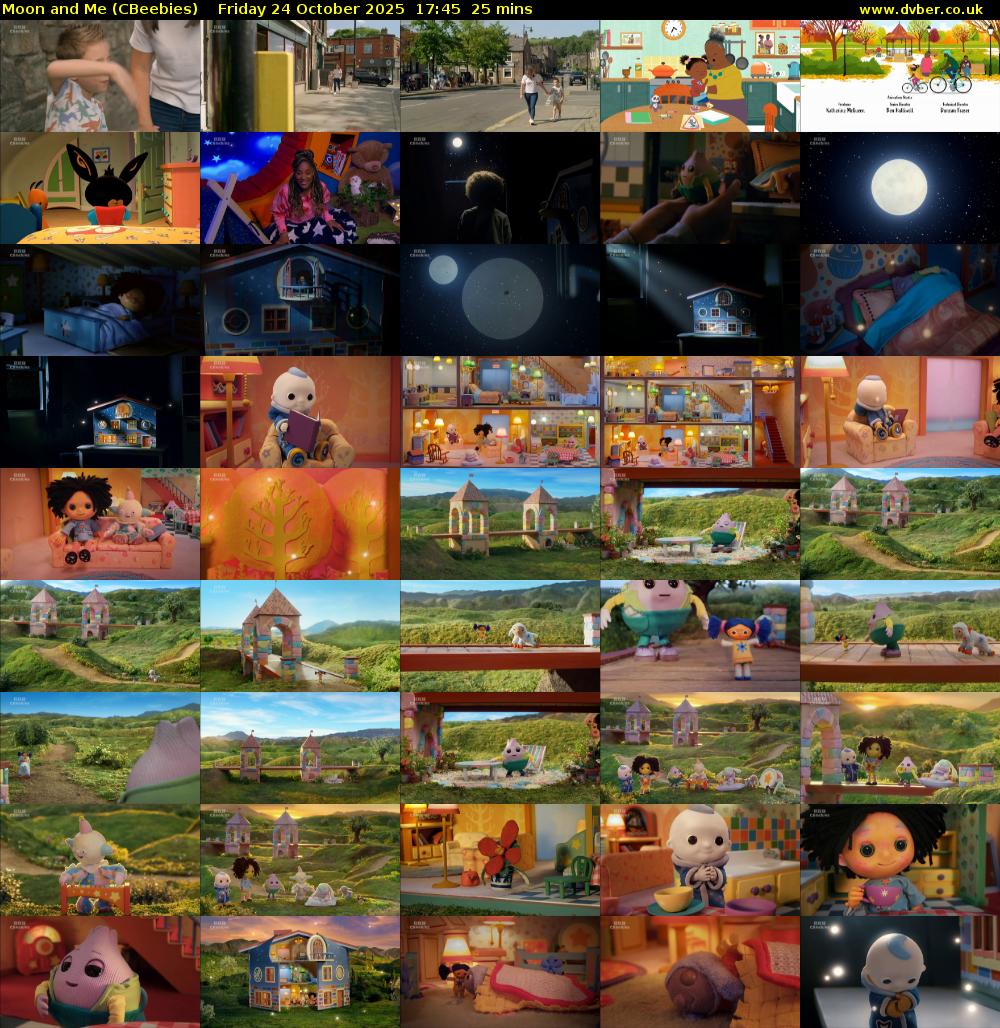 Moon and Me (CBeebies) Friday 24 October 2025 17:45 - 18:10