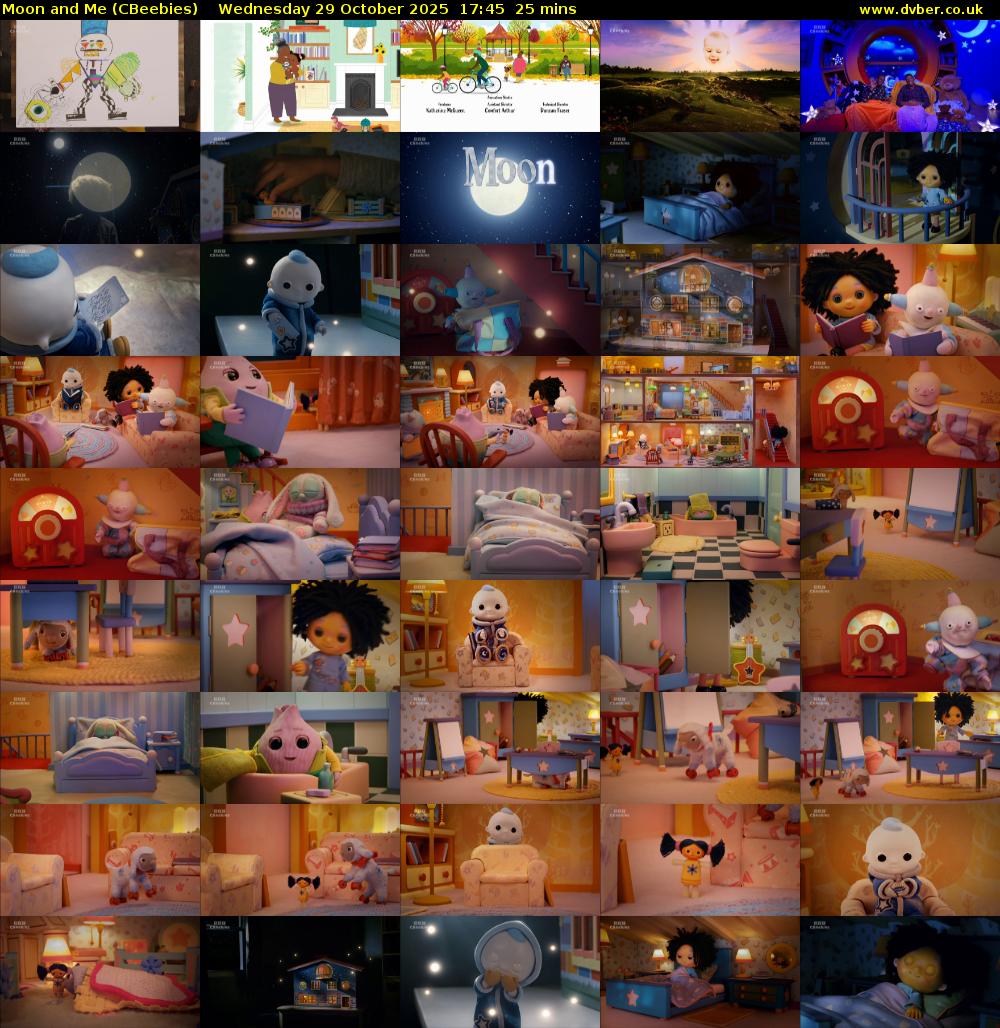 Moon and Me (CBeebies) Wednesday 29 October 2025 17:45 - 18:10