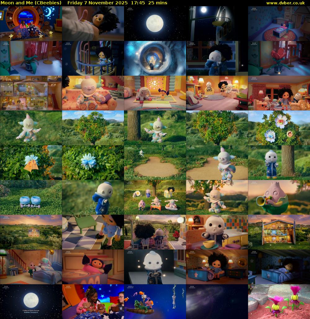 Moon and Me (CBeebies) Friday 7 November 2025 17:45 - 18:10