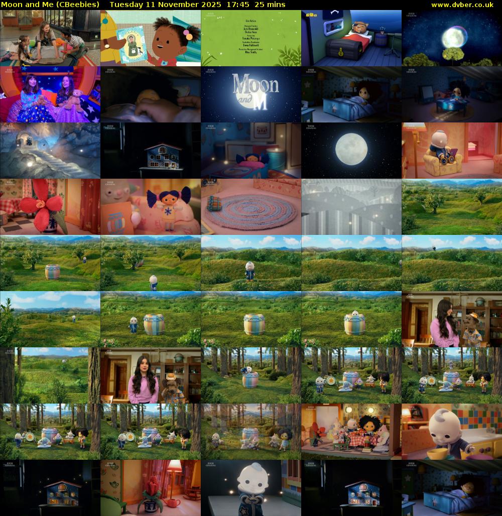 Moon and Me (CBeebies) Tuesday 11 November 2025 17:45 - 18:10