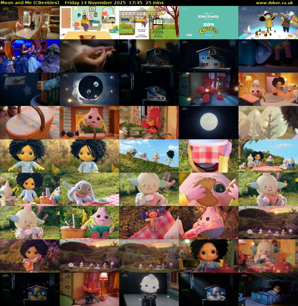 Moon and Me (CBeebies) Friday 14 November 2025 17:45 - 18:10
