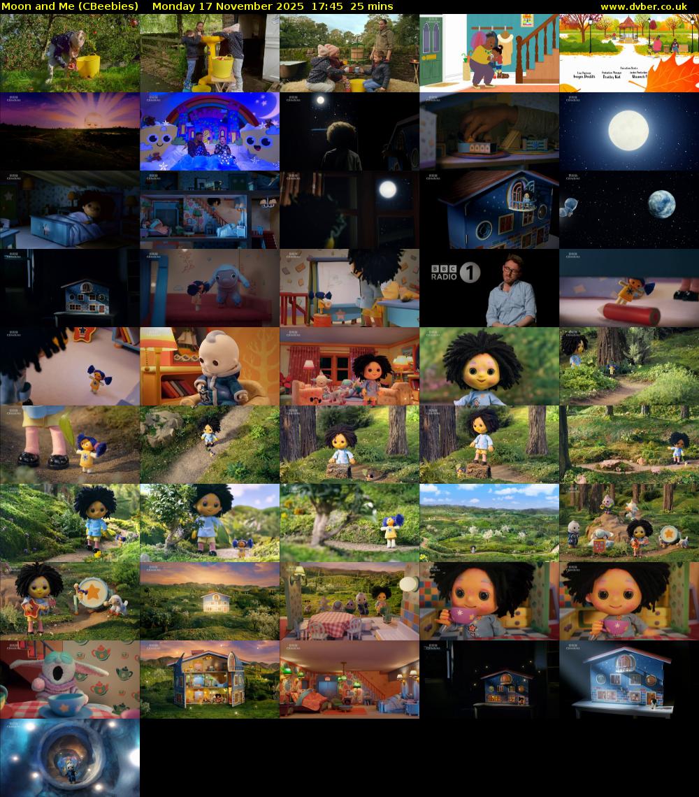 Moon and Me (CBeebies) Monday 17 November 2025 17:45 - 18:10