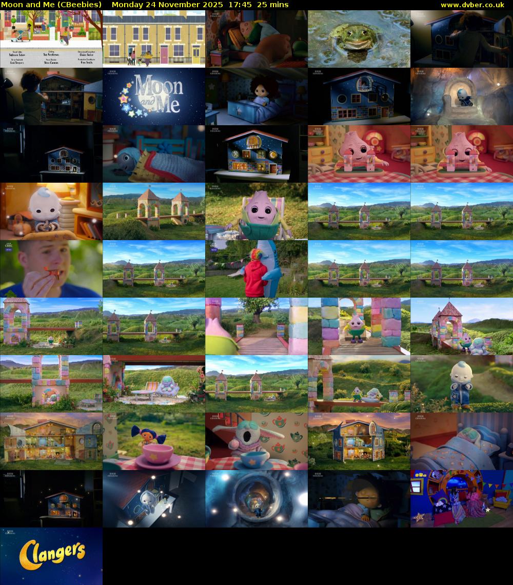 Moon and Me (CBeebies) Monday 24 November 2025 17:45 - 18:10