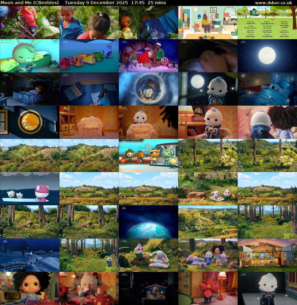 Moon and Me (CBeebies) Tuesday 9 December 2025 17:45 - 18:10