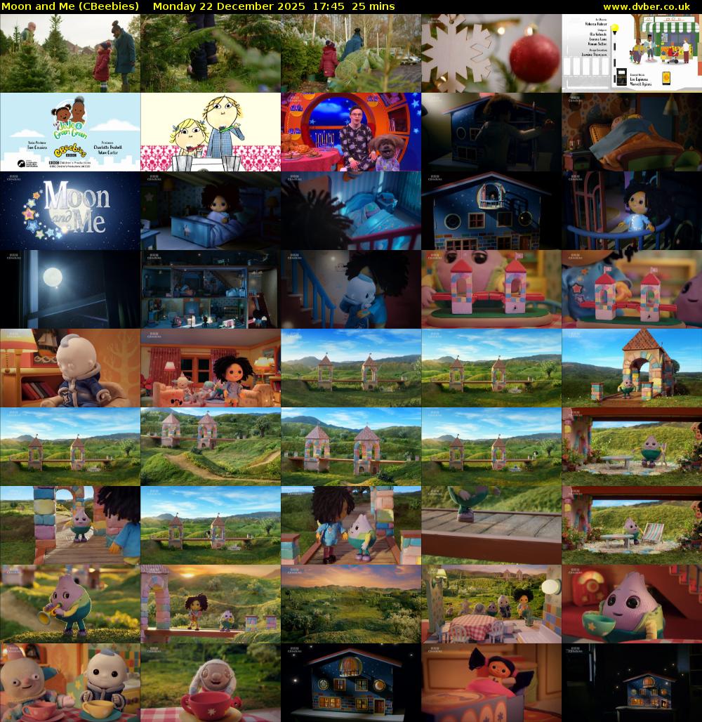 Moon and Me (CBeebies) Monday 22 December 2025 17:45 - 18:10