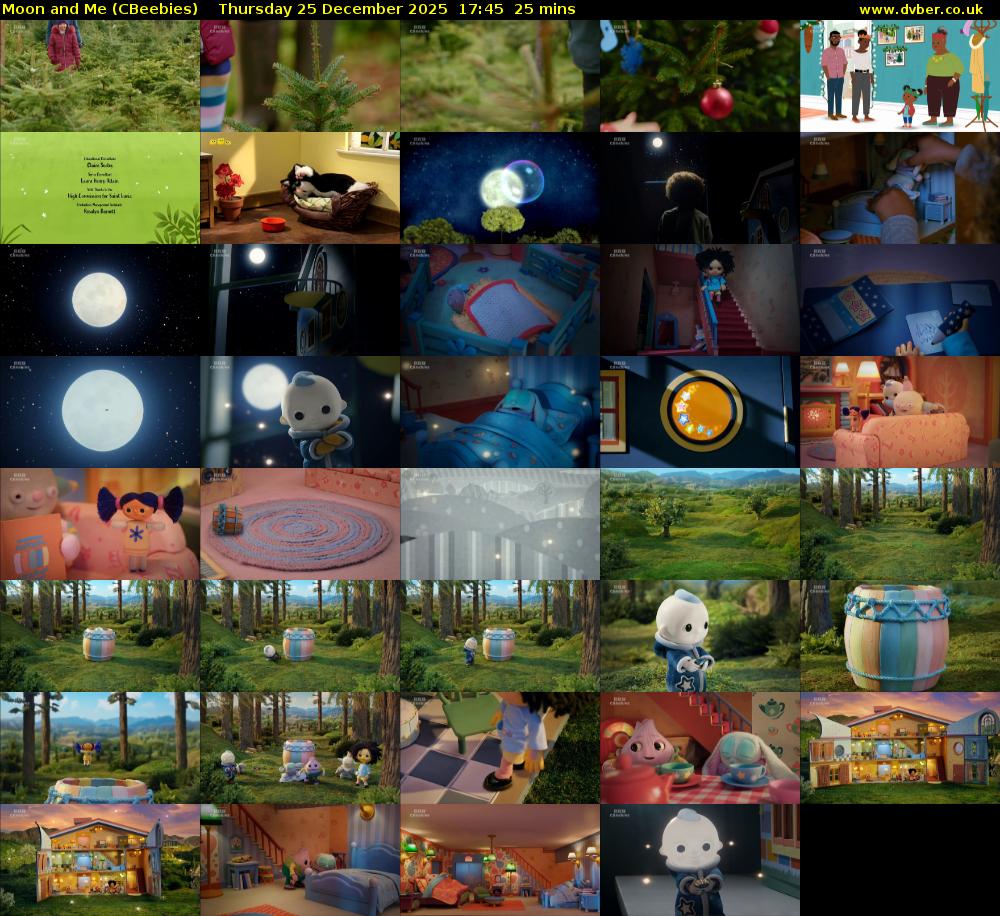 Moon and Me (CBeebies) Thursday 25 December 2025 17:45 - 18:10