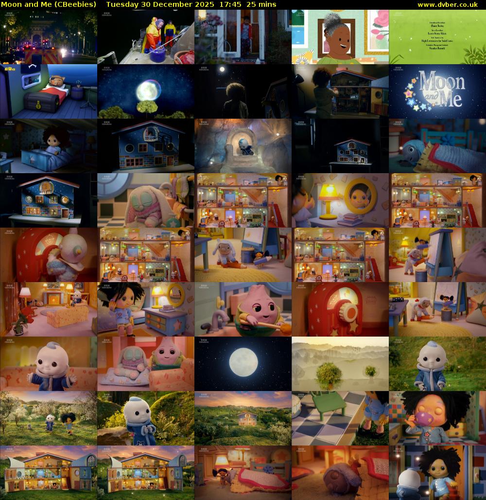 Moon and Me (CBeebies) Tuesday 30 December 2025 17:45 - 18:10