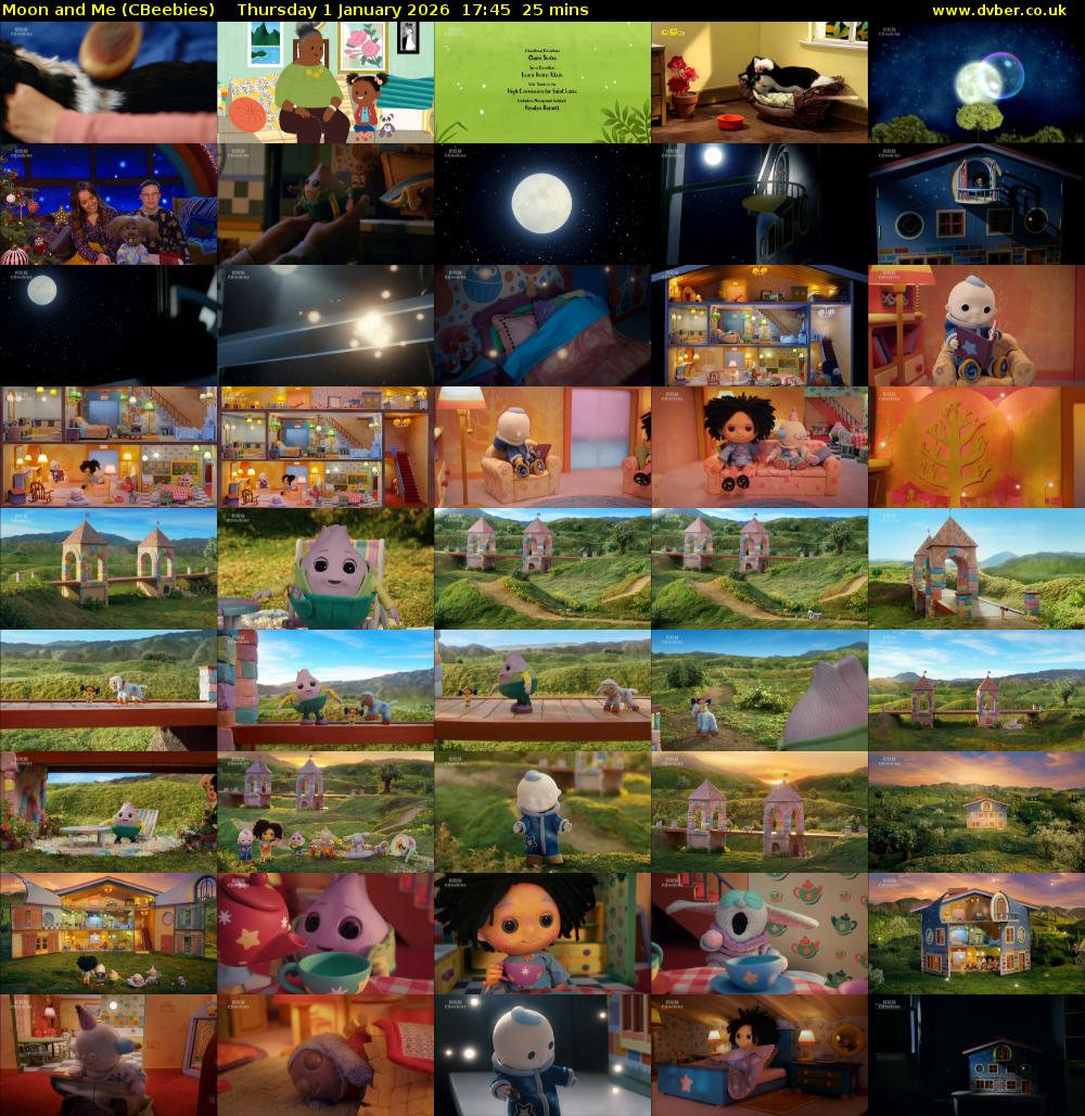 Moon and Me (CBeebies) Thursday 1 January 2026 17:45 - 18:10