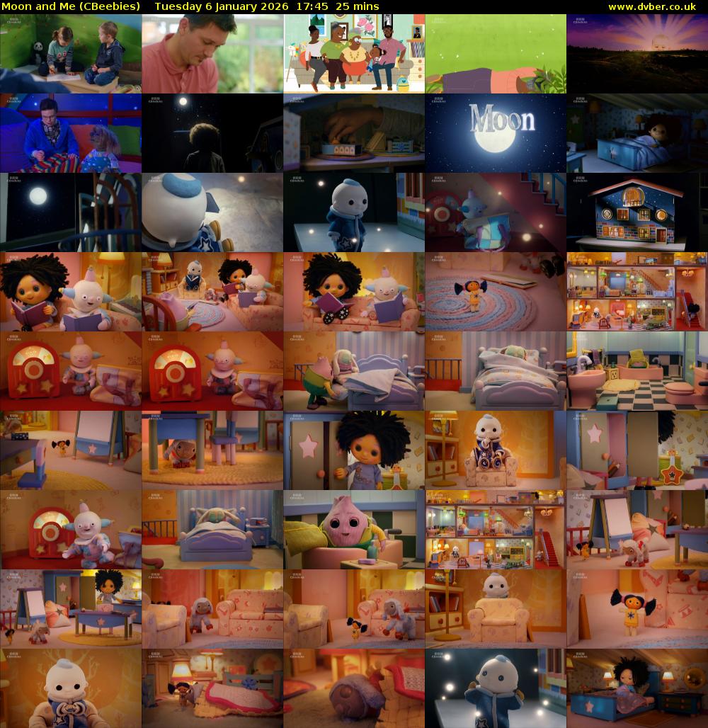 Moon and Me (CBeebies) Tuesday 6 January 2026 17:45 - 18:10