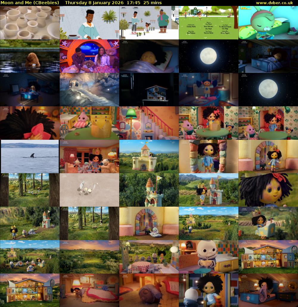 Moon and Me (CBeebies) Thursday 8 January 2026 17:45 - 18:10