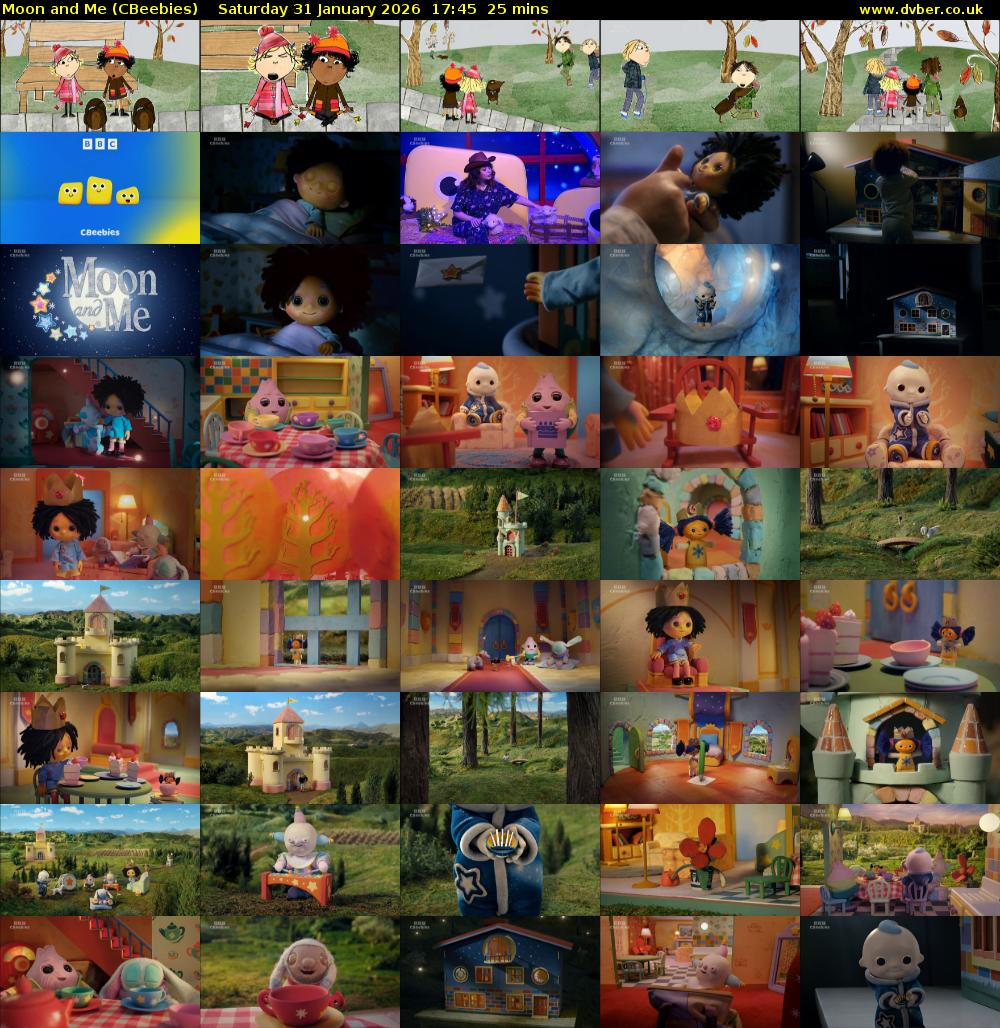 Moon and Me (CBeebies) Saturday 31 January 2026 17:45 - 18:10