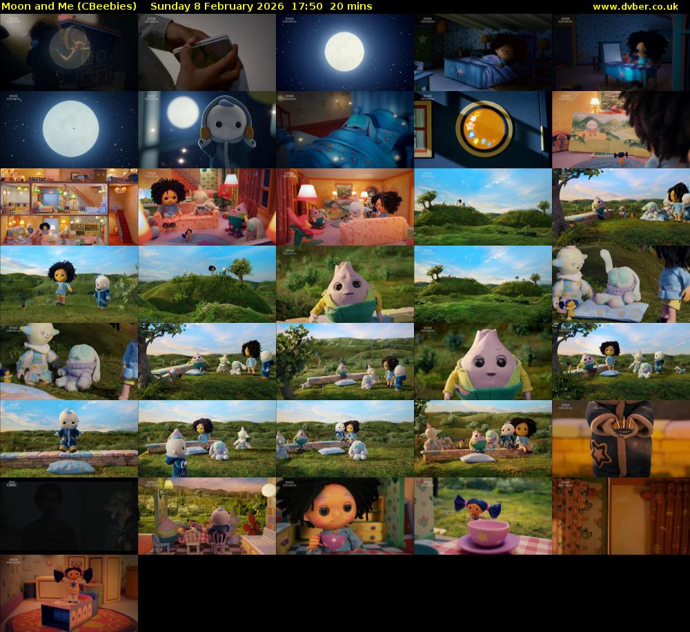 Moon and Me (CBeebies) Sunday 8 February 2026 17:50 - 18:10