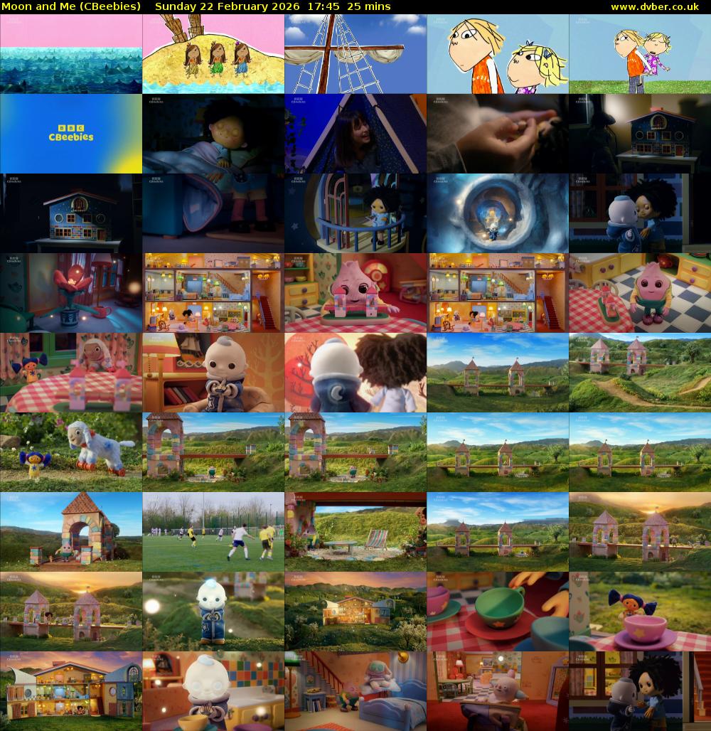 Moon and Me (CBeebies) Sunday 22 February 2026 17:45 - 18:10