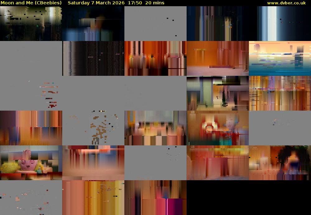 Moon and Me (CBeebies) Saturday 7 March 2026 17:50 - 18:10