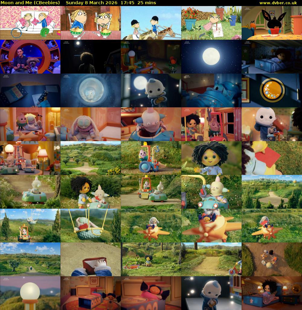 Moon and Me (CBeebies) Sunday 8 March 2026 17:45 - 18:10