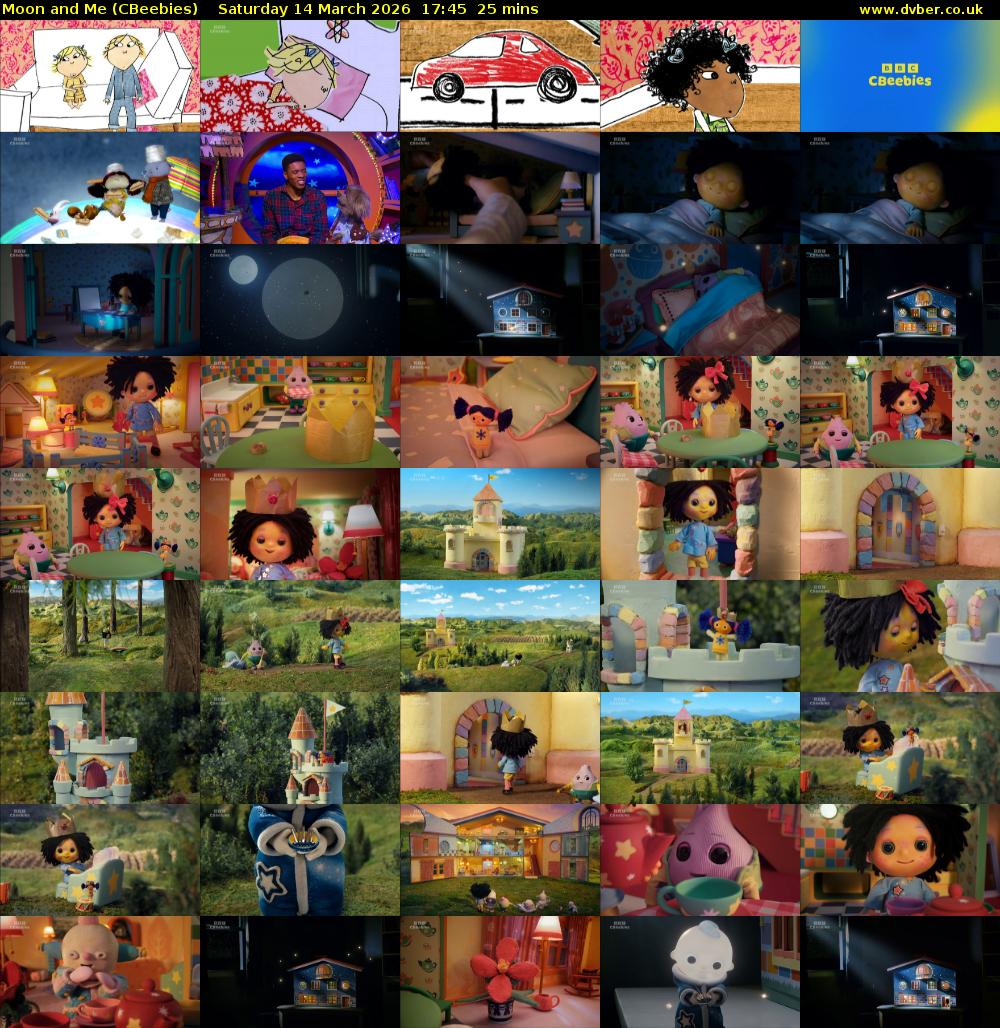 Moon and Me (CBeebies) Saturday 14 March 2026 17:45 - 18:10