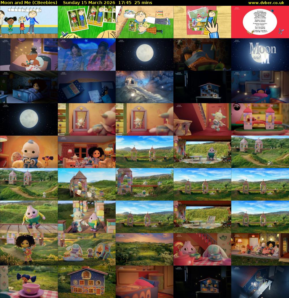 Moon and Me (CBeebies) Sunday 15 March 2026 17:45 - 18:10