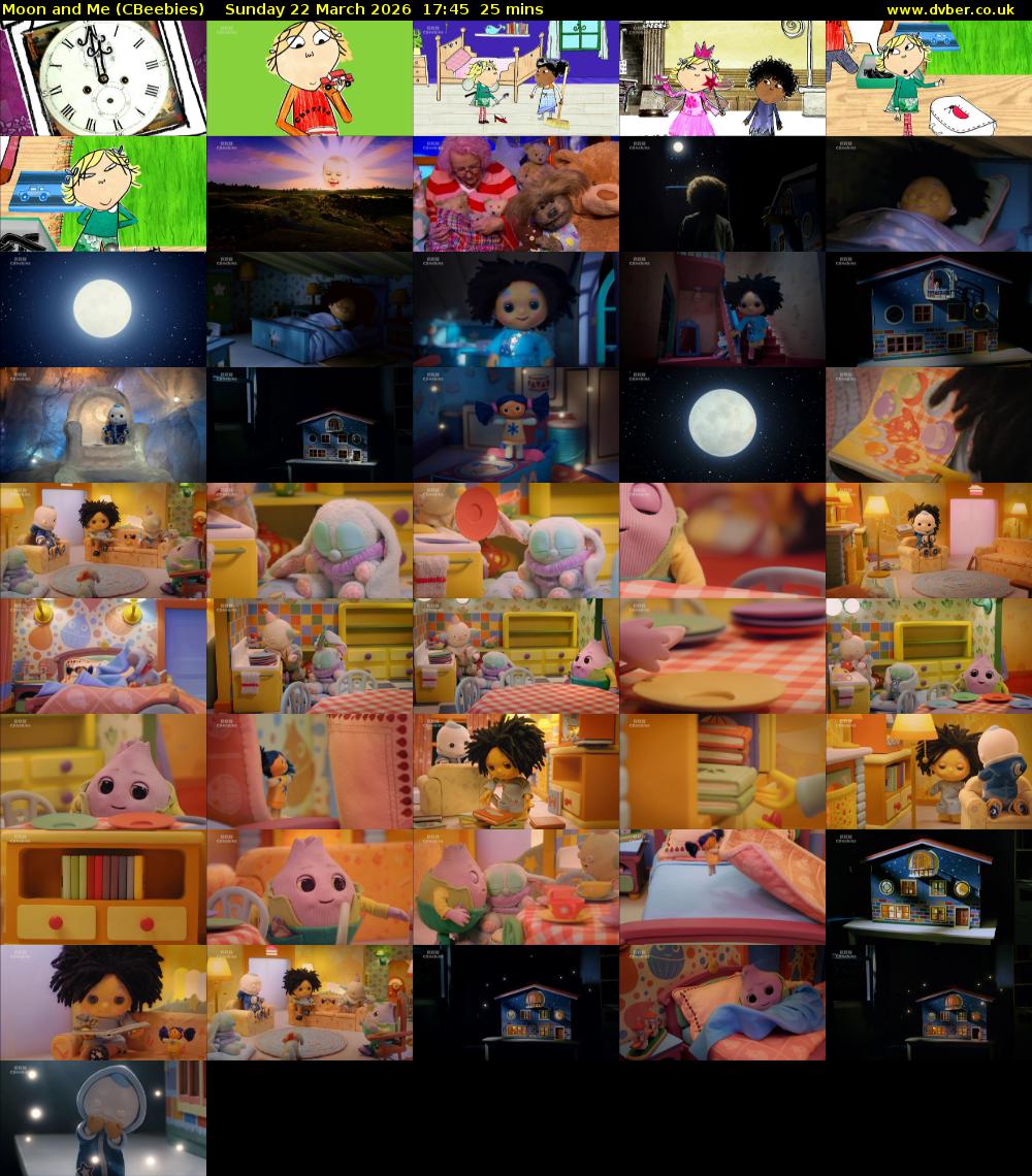 Moon and Me (CBeebies) Sunday 22 March 2026 17:45 - 18:10
