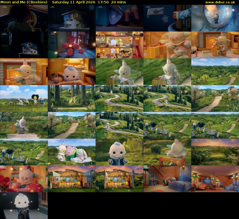 Moon and Me (CBeebies) Saturday 11 April 2026 17:50 - 18:10