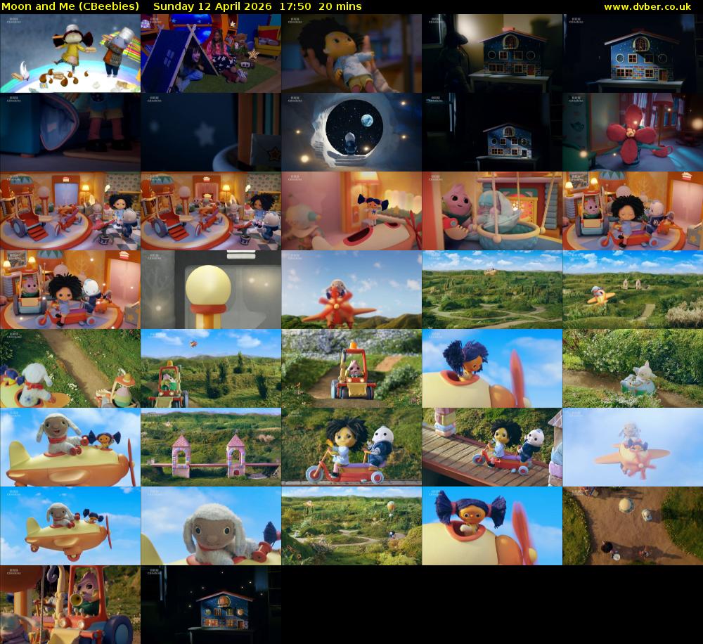 Moon and Me (CBeebies) Sunday 12 April 2026 17:50 - 18:10