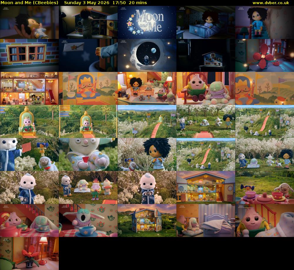 Moon and Me (CBeebies) Sunday 3 May 2026 17:50 - 18:10