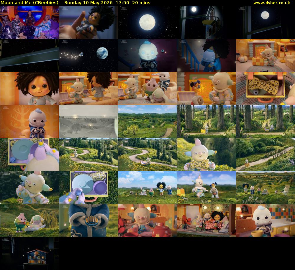 Moon and Me (CBeebies) Sunday 10 May 2026 17:50 - 18:10