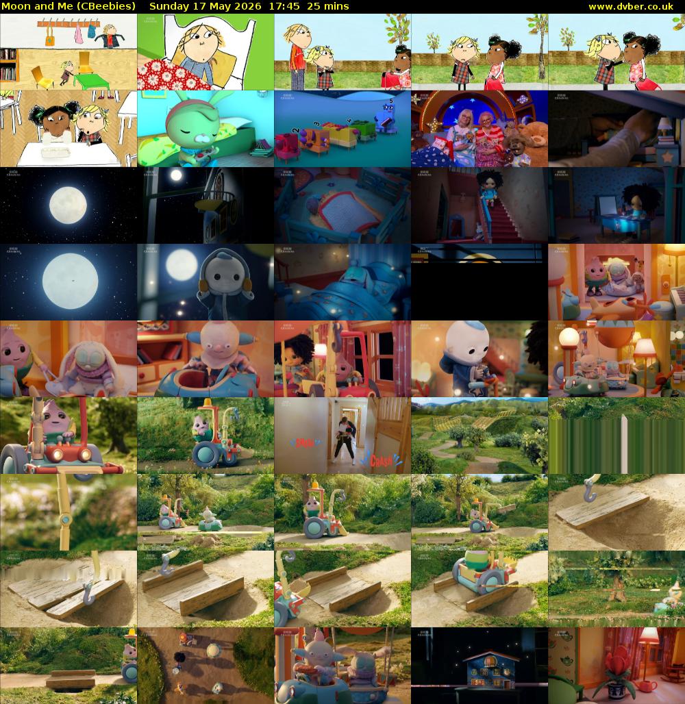 Moon and Me (CBeebies) Sunday 17 May 2026 17:45 - 18:10