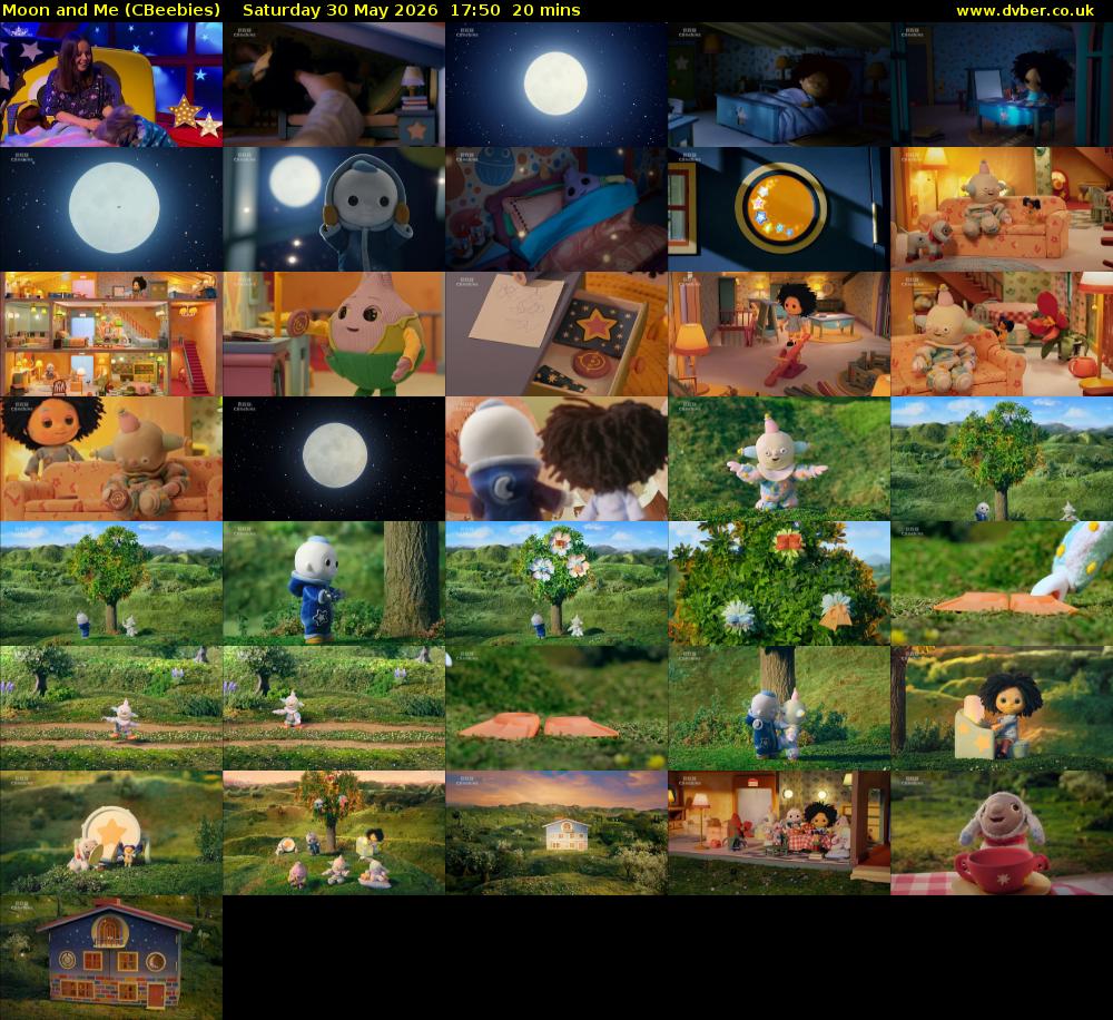 Moon and Me (CBeebies) Saturday 30 May 2026 17:50 - 18:10