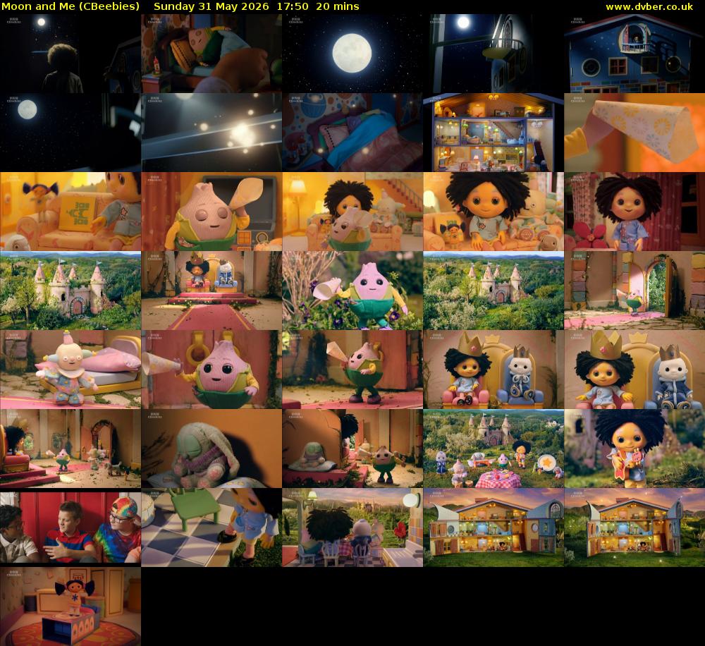 Moon and Me (CBeebies) Sunday 31 May 2026 17:50 - 18:10