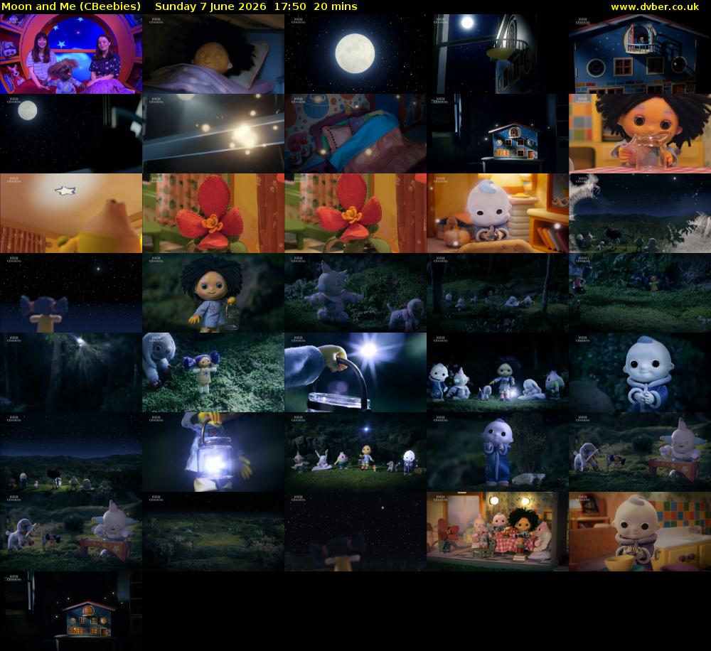 Moon and Me (CBeebies) Sunday 7 June 2026 17:50 - 18:10
