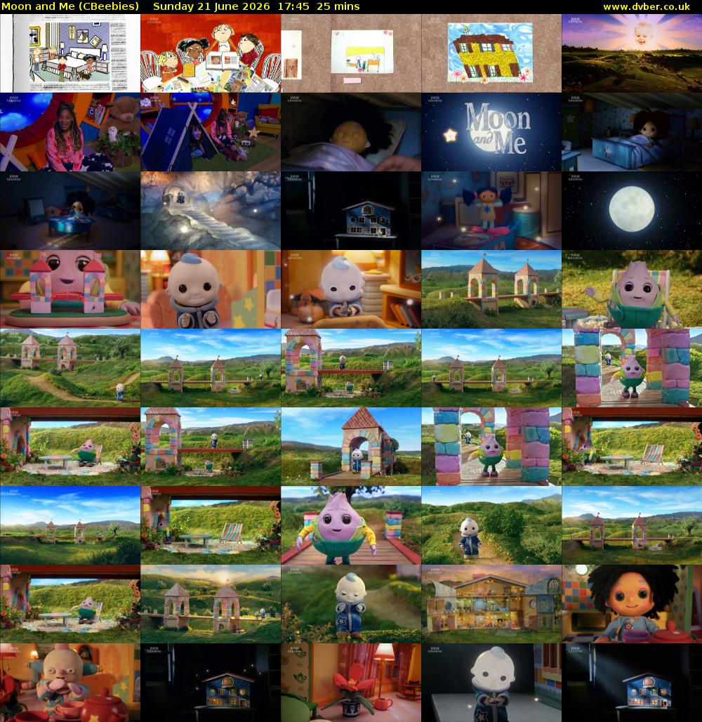 Moon and Me (CBeebies) Sunday 21 June 2026 17:45 - 18:10