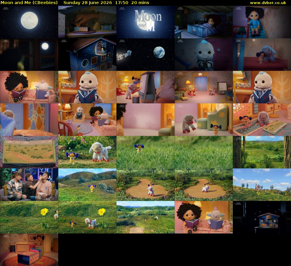 Moon and Me (CBeebies) Sunday 28 June 2026 17:50 - 18:10