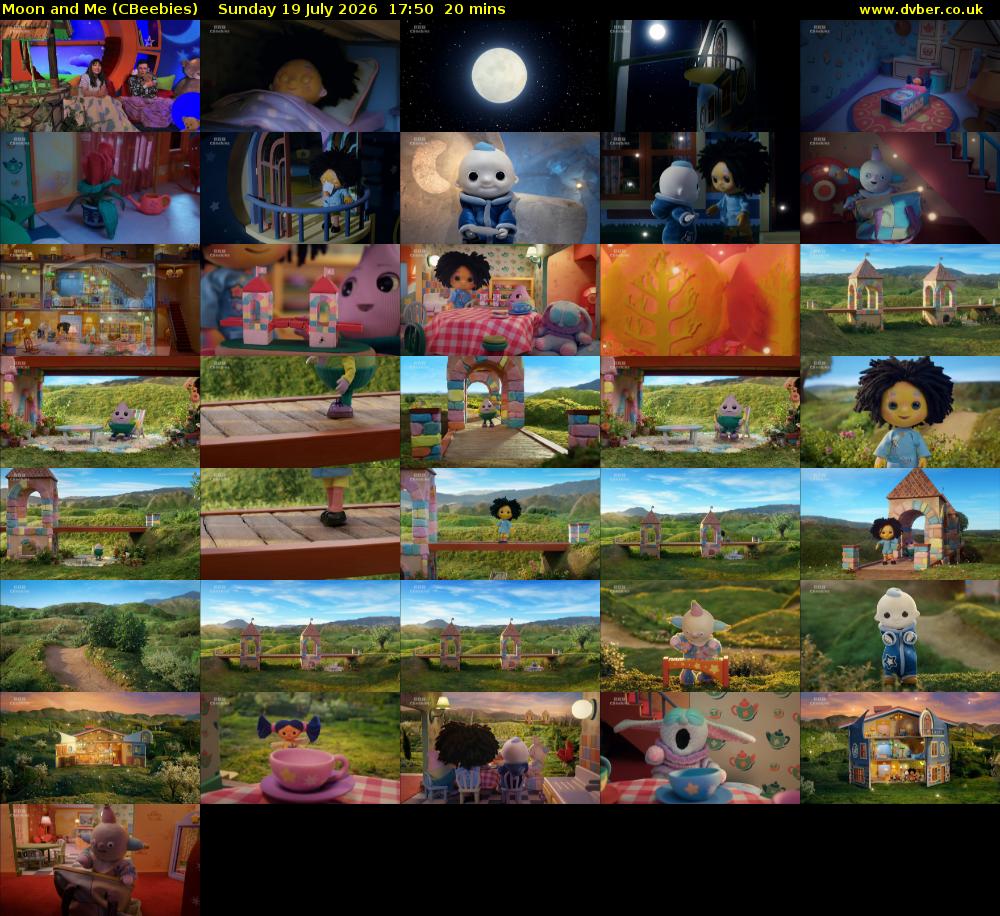 Moon and Me (CBeebies) Sunday 19 July 2026 17:50 - 18:10