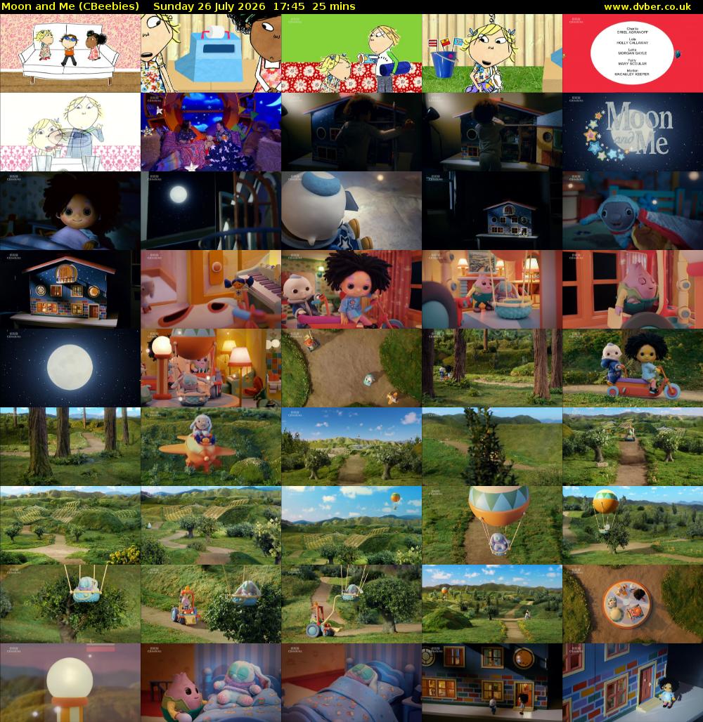 Moon and Me (CBeebies) Sunday 26 July 2026 17:45 - 18:10