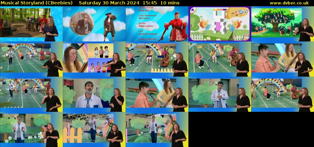 Musical Storyland (CBeebies) Saturday 30 March 2024 15:45 - 15:55