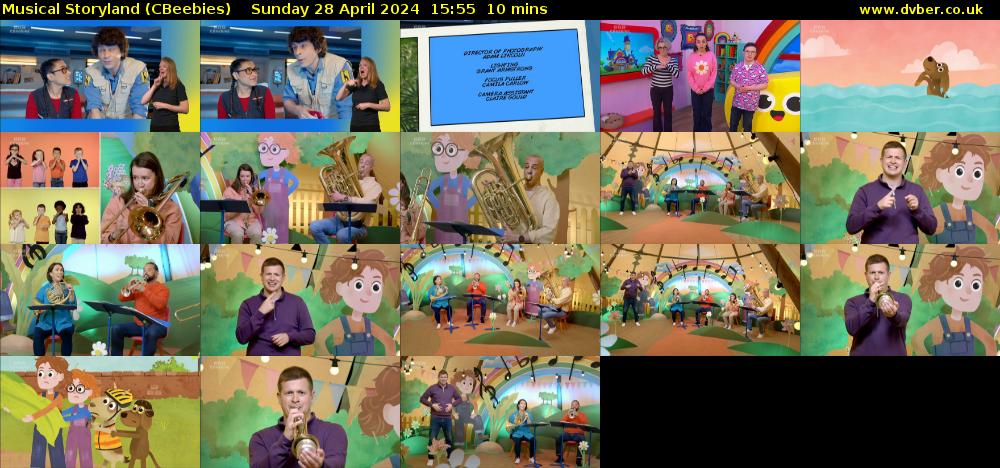 Musical Storyland (CBeebies) Sunday 28 April 2024 15:55 - 16:05