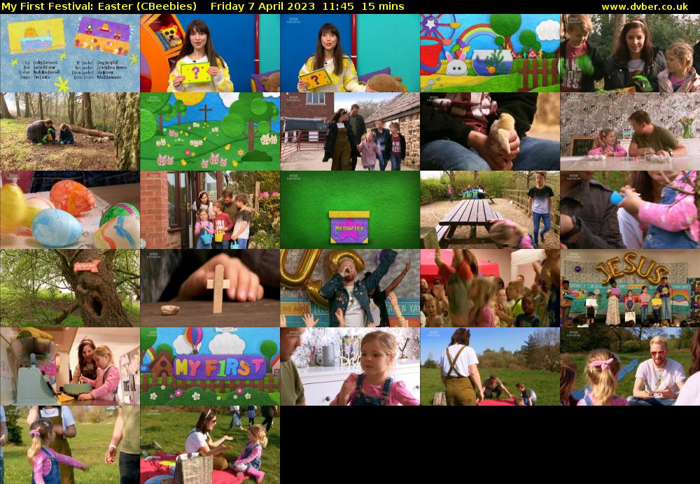 My First Festival: Easter (CBeebies) Friday 7 April 2023 11:45 - 12:00