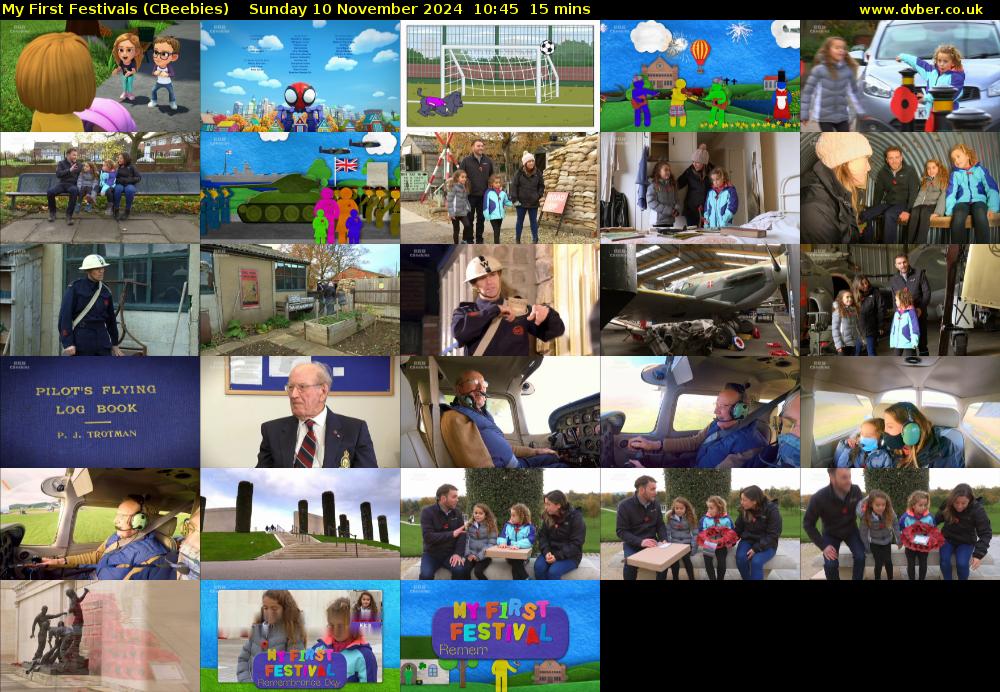 My First Festivals (CBeebies) Sunday 10 November 2024 10:45 - 11:00