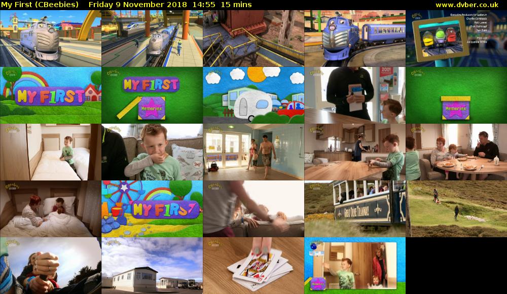 My First (CBeebies) Friday 9 November 2018 14:55 - 15:10