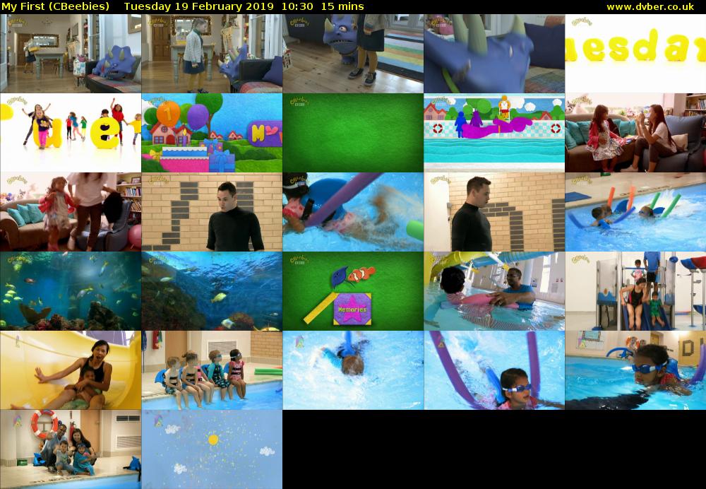 My First (CBeebies) Tuesday 19 February 2019 10:30 - 10:45