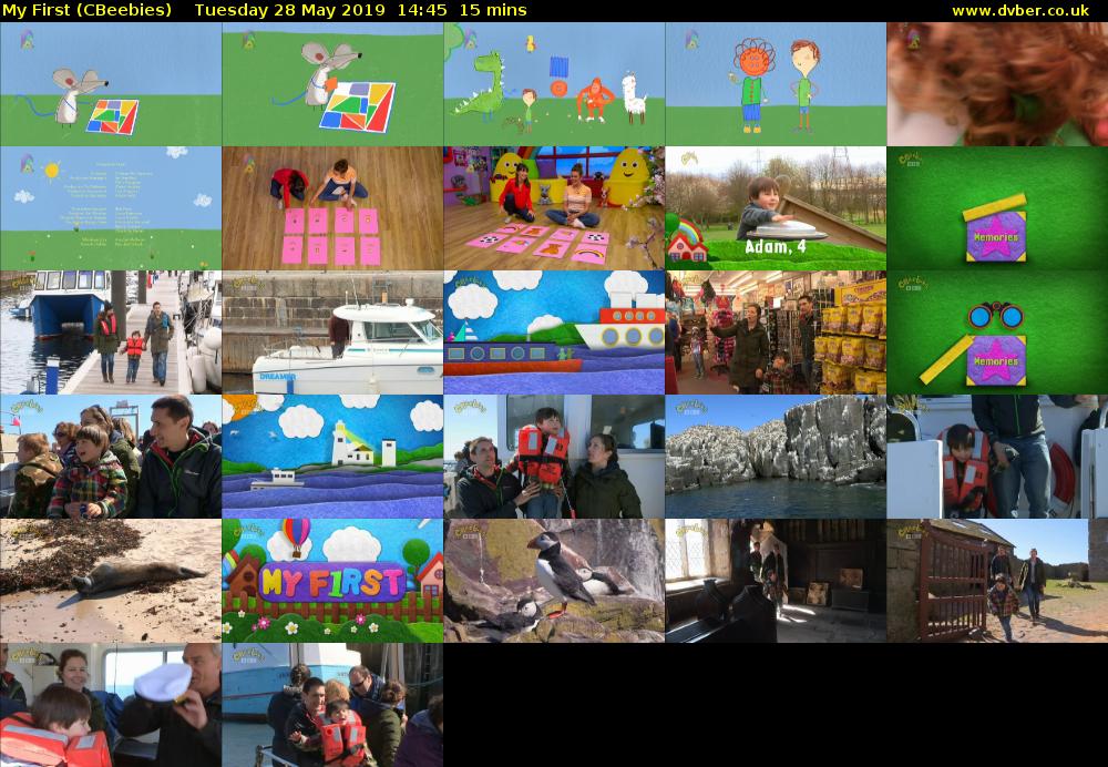 My First (CBeebies) Tuesday 28 May 2019 14:45 - 15:00
