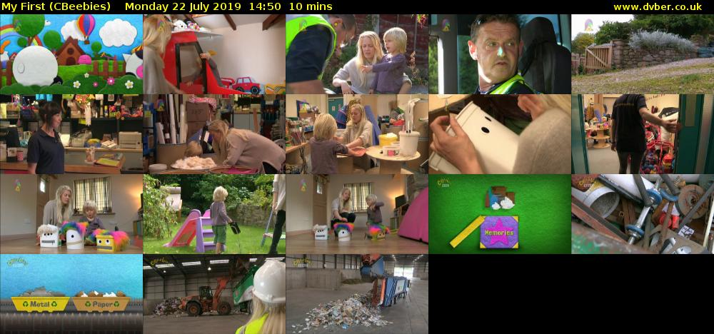 My First (CBeebies) Monday 22 July 2019 14:50 - 15:00